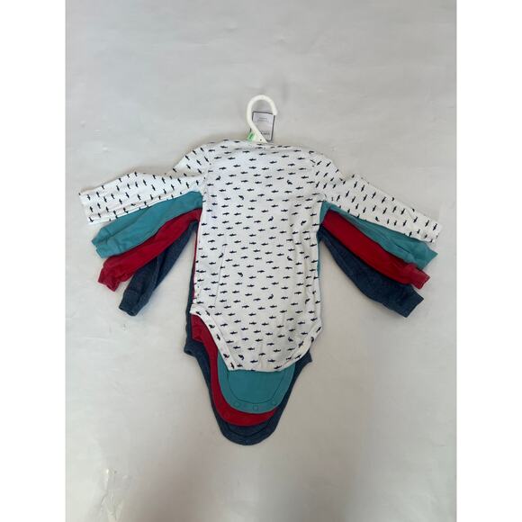 CARTERS LITTLE BABY BASICS THE ORIGNAL BODYSUIT ONESIS 4-PACK 18 MO NWT - Picture 5 of 8